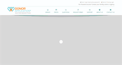 Desktop Screenshot of donorapplication.net